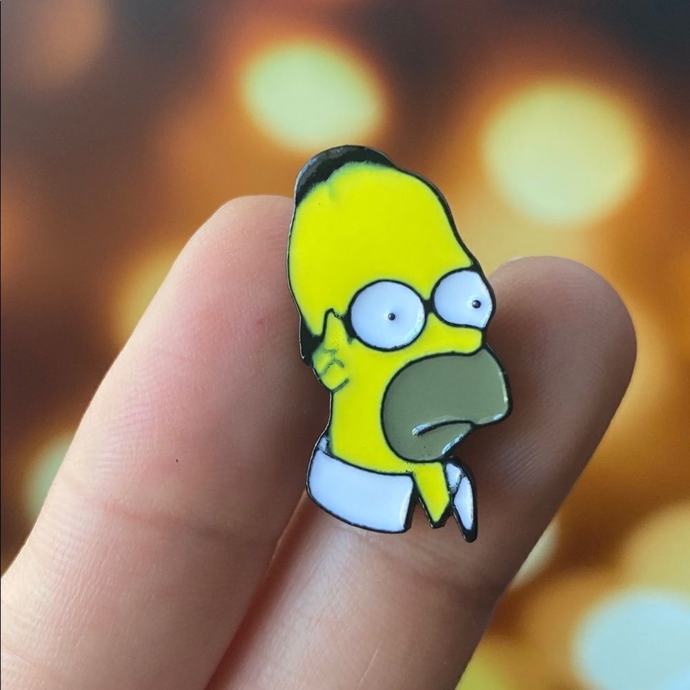 Homer Simpson Enamel Pin/ Brooch